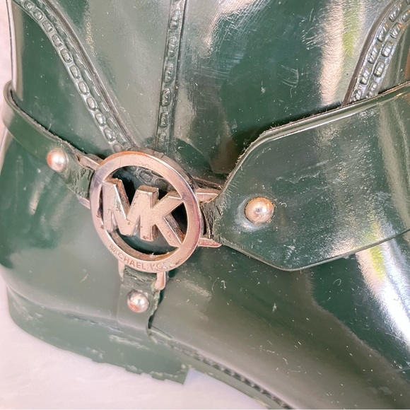 Michale Kors - Green Rain boots- 10 - Picture 7 of 15